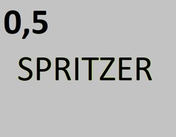 [UAW42] Weißer Spritzer 0,5l vom Fass